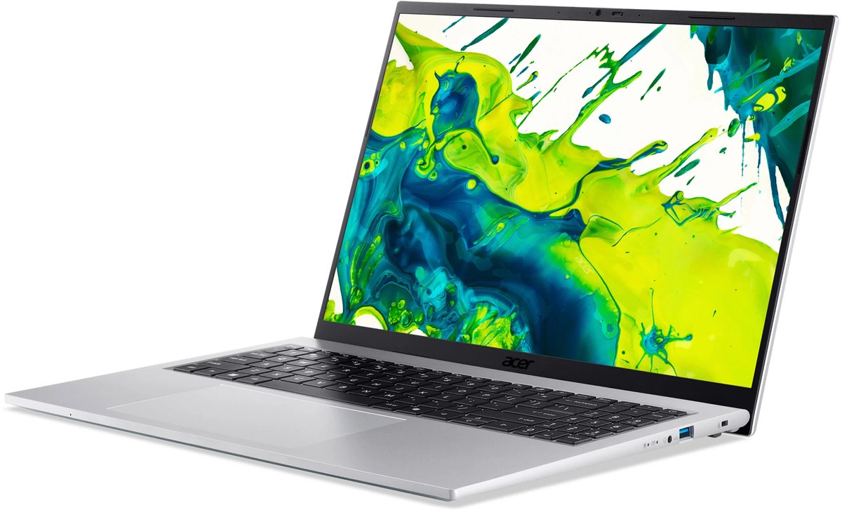 Acer Aspire Go 16 AG16-71P-59GH Intel Core i5 120U Laptop 40,6 cm (16") WUXGA 16 GB DDR5-SDRAM 512 GB SSD Wi-Fi 6 (802.11ax) Windows 11 Home Zilver thumbnail 2
