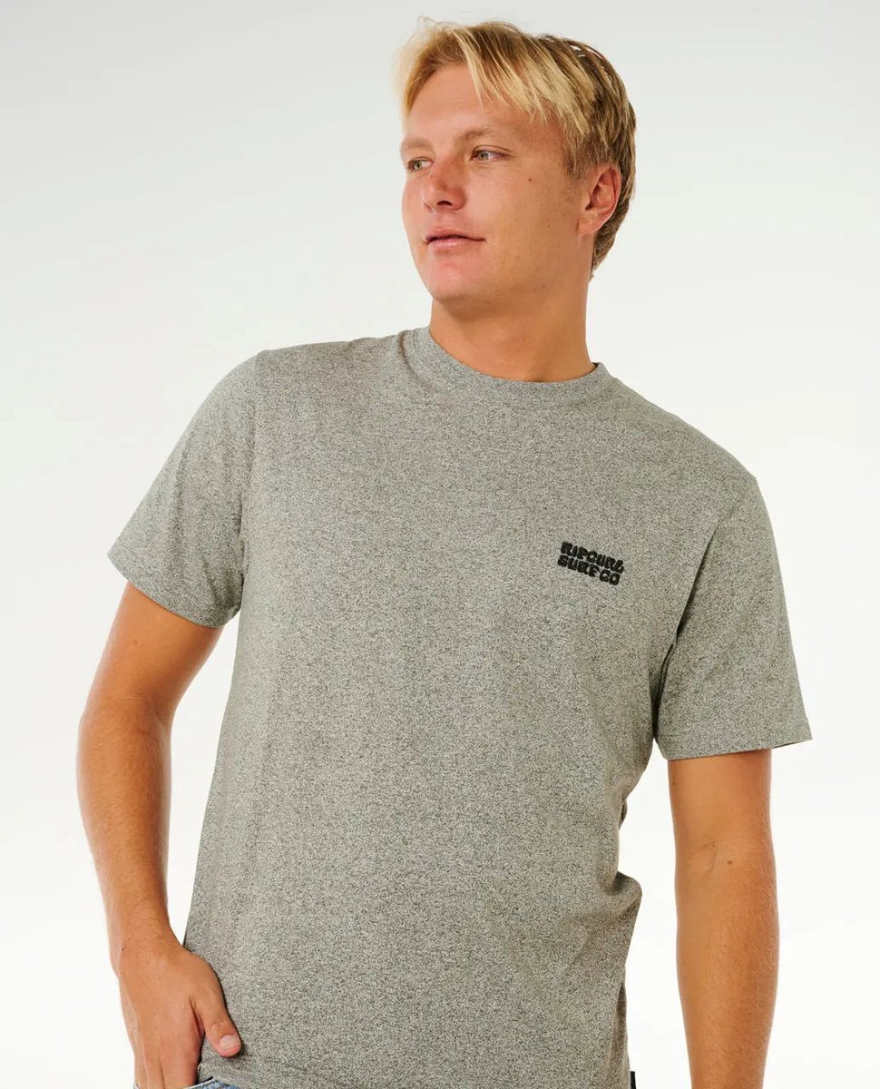 Rip Curl Easy Embroid TEE Marle Grijs