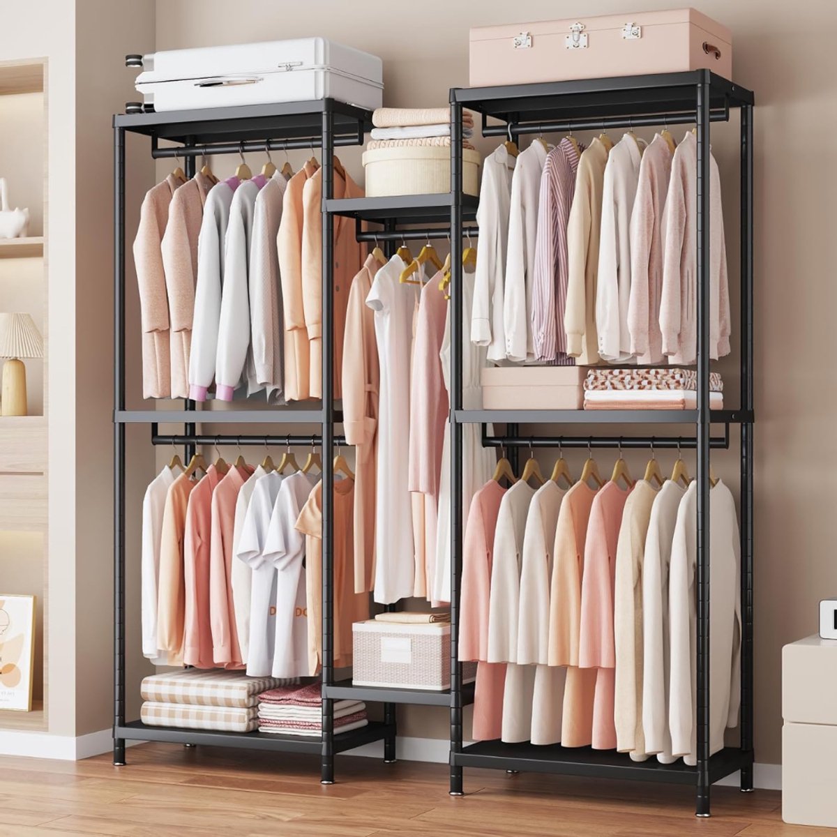 Kledingrek Metaal - Kledinghangers - Dressboy -Zwart