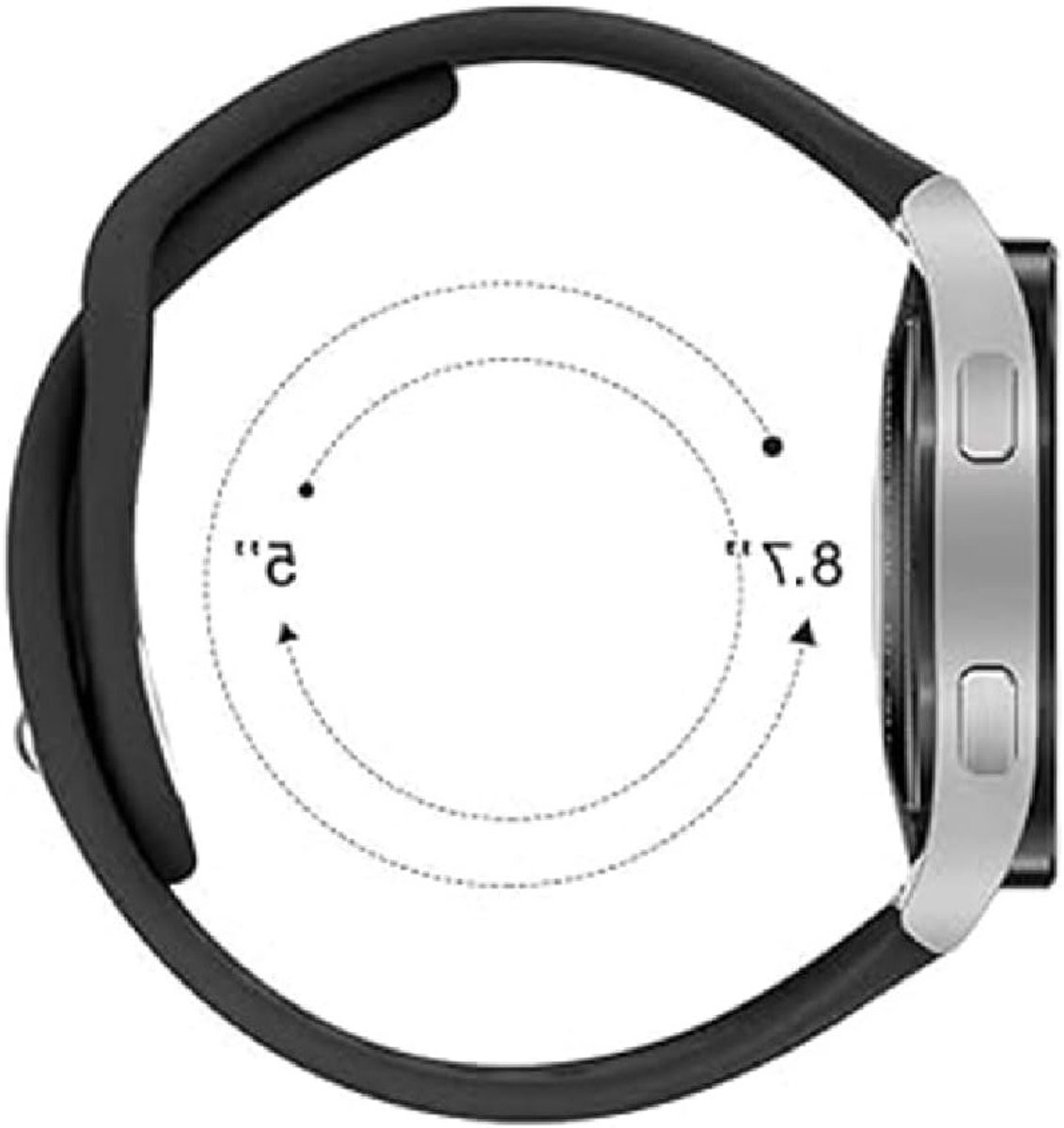 Stijlvolle 22mm Silicone Armband voor Suunto 5 Peak, 9 Peak en Race - Vervangende Horlogeband met Bloemenpatroon voor Comfort en Duurzaamheid