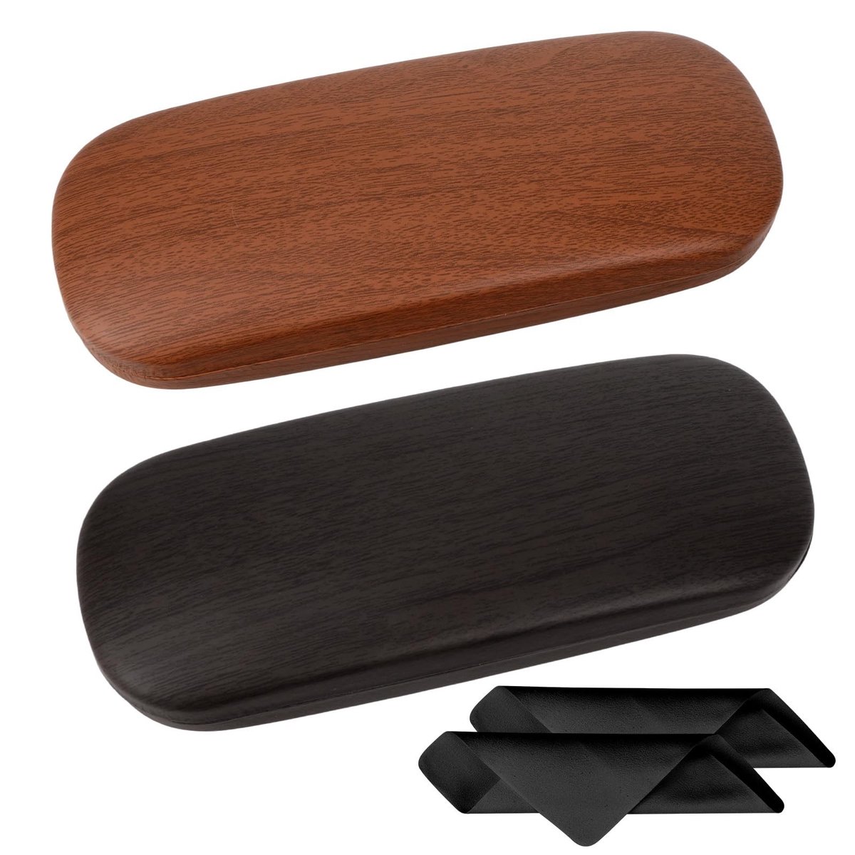 Dailygoods - Harde Brillenkoker Set van 2 voor Dames en Heren