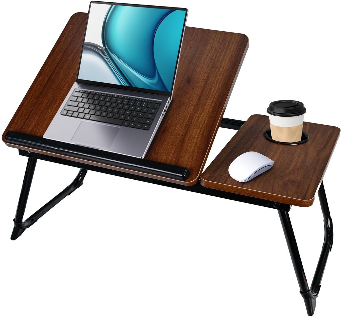 Dailygoods - Klaptafel en Bedtafel met Muziekstandaard - Ergonomisch en Verstelbaar