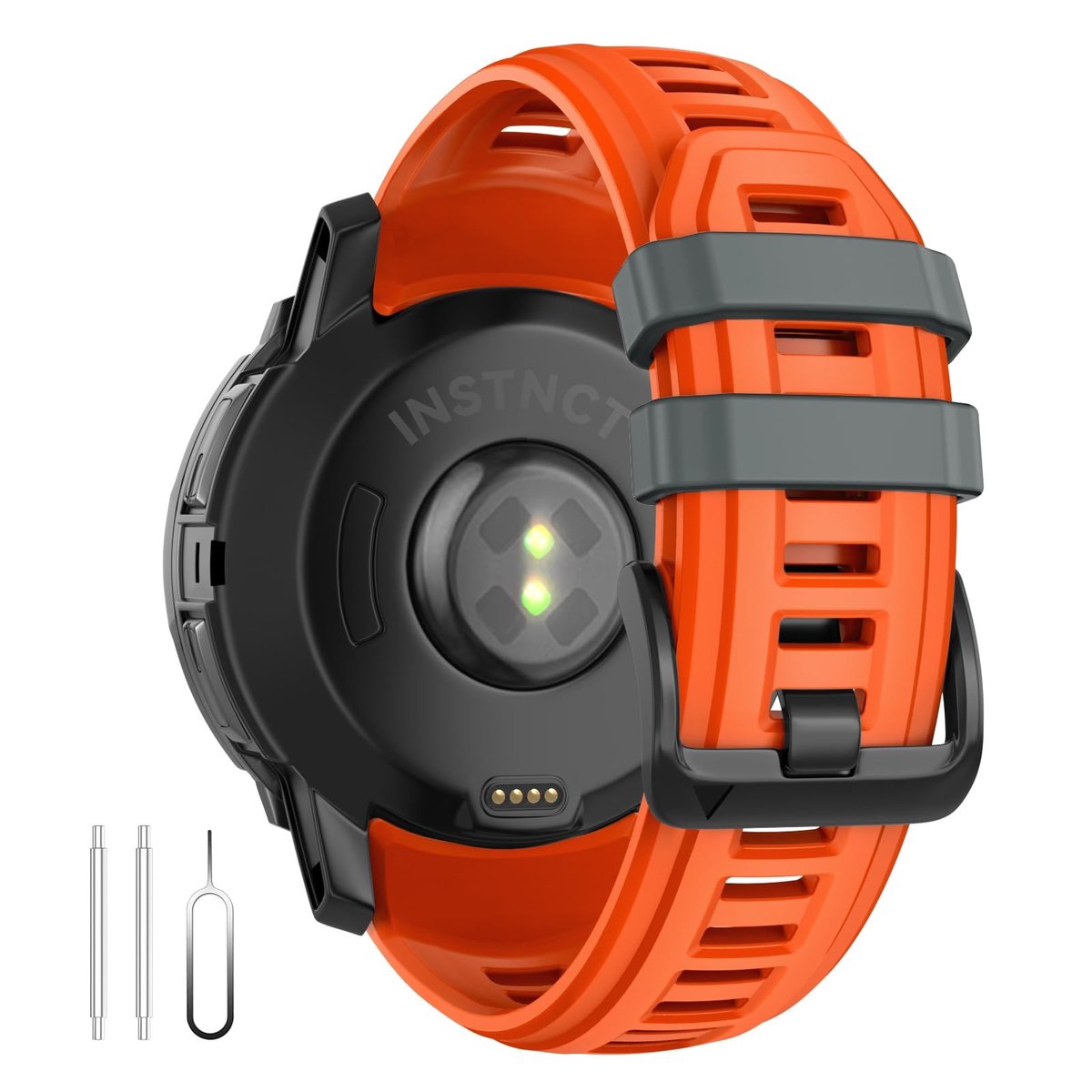 Dailygoods - Horlogeband Voor Garmin Instinct 3 Amoled 50mm - Siliconen vervangband