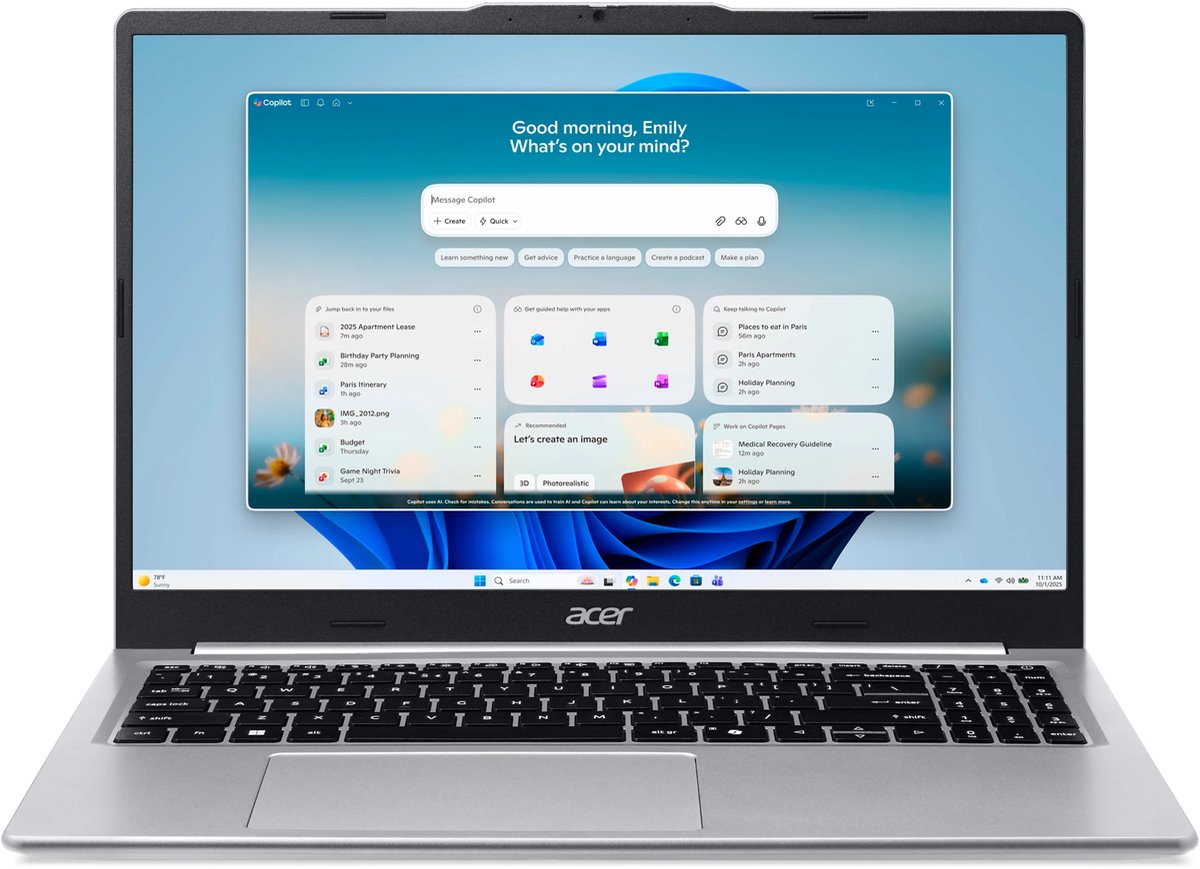 Aspire AL15-48P-R4XK - Laptop - 15 inch - 8GB - 512GB SSD