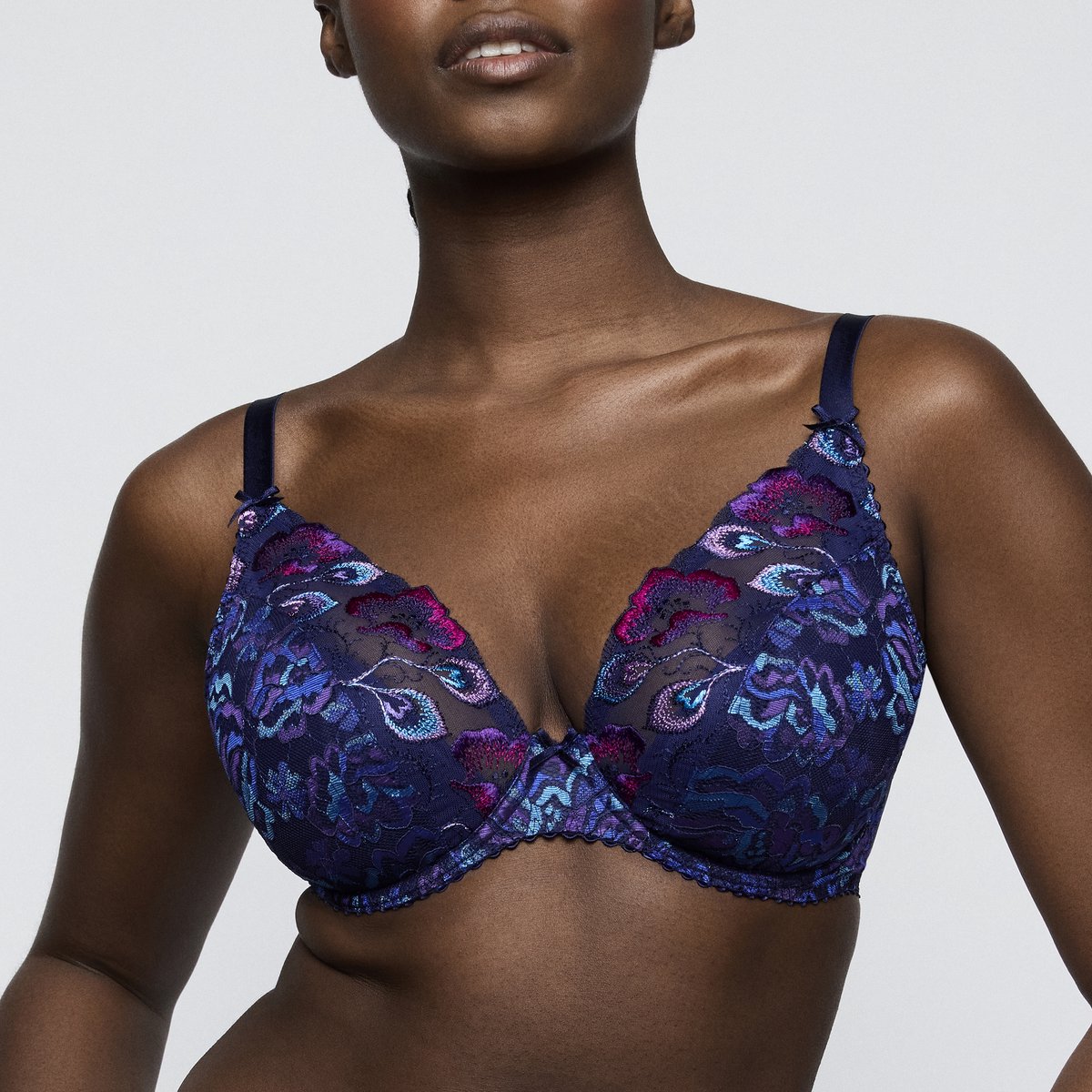 PrimaDonna San Angel Plunge Bh Halve mousse Cups 0163492 Water Blue - maat EU 70F / FR 85F