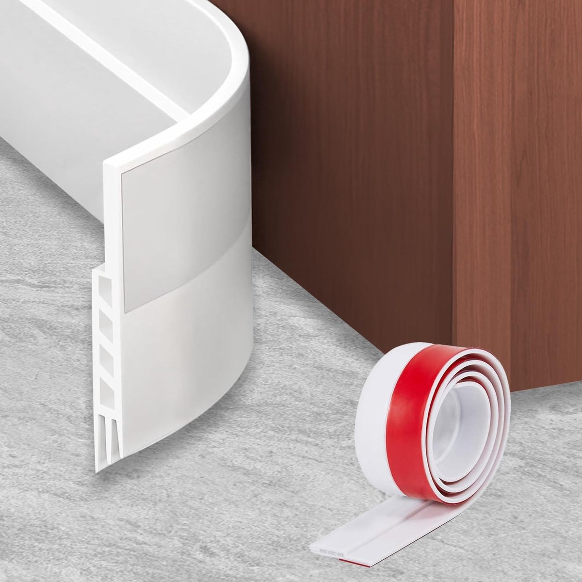 Dailygoods- Tochtstopper 150 cm - Deurafdichting - Zelfklevend - Geluidsisolatie - Warmteopslag - Bescherming tegen kou