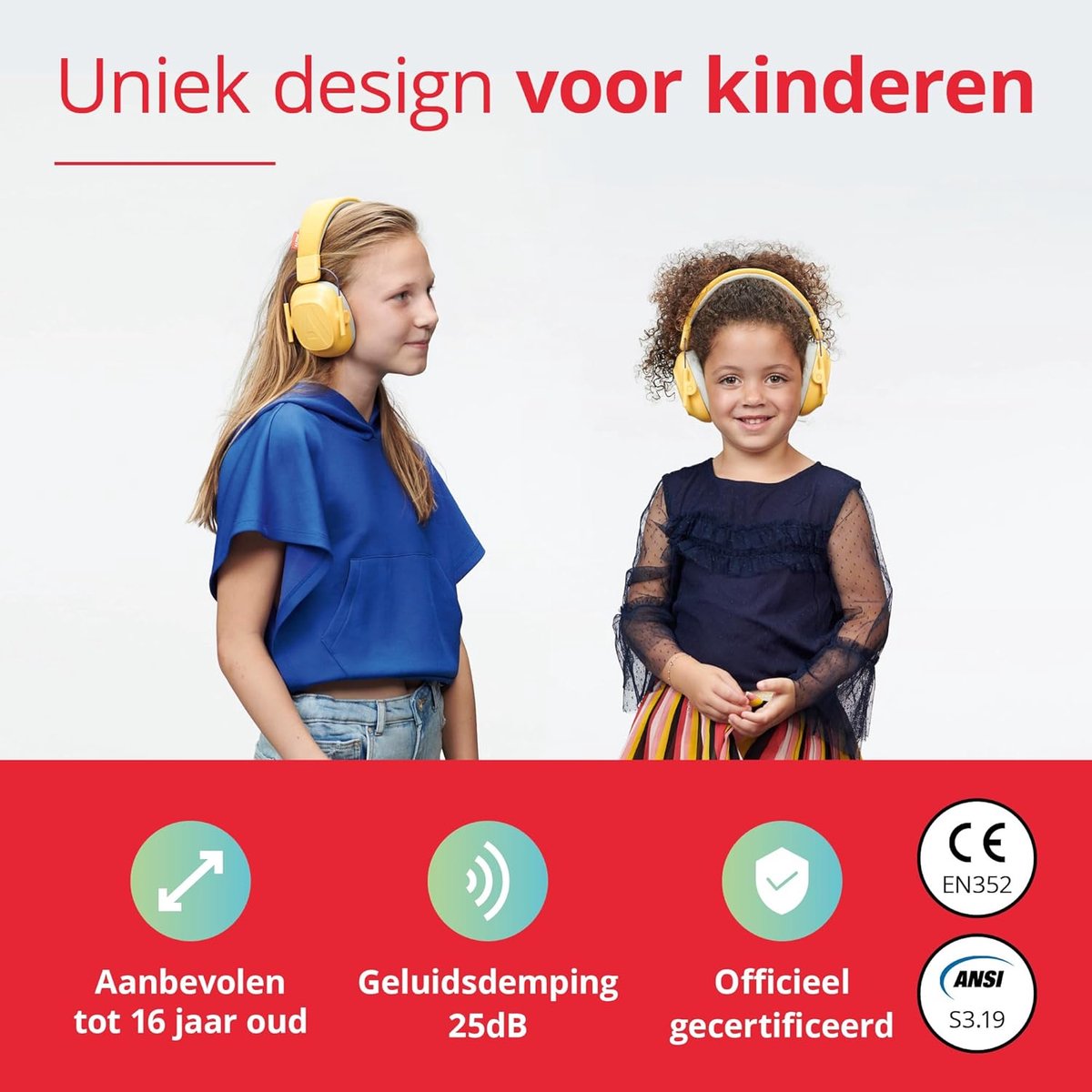 Thijox - Alpine Muffy Kids Oorbeschermers, Gehoorbescherming voor Kinderen van 3-16 Jaar, Comfortabele en Verstelbare Oorkappen, Ideaal voor Feesten, – foto 5