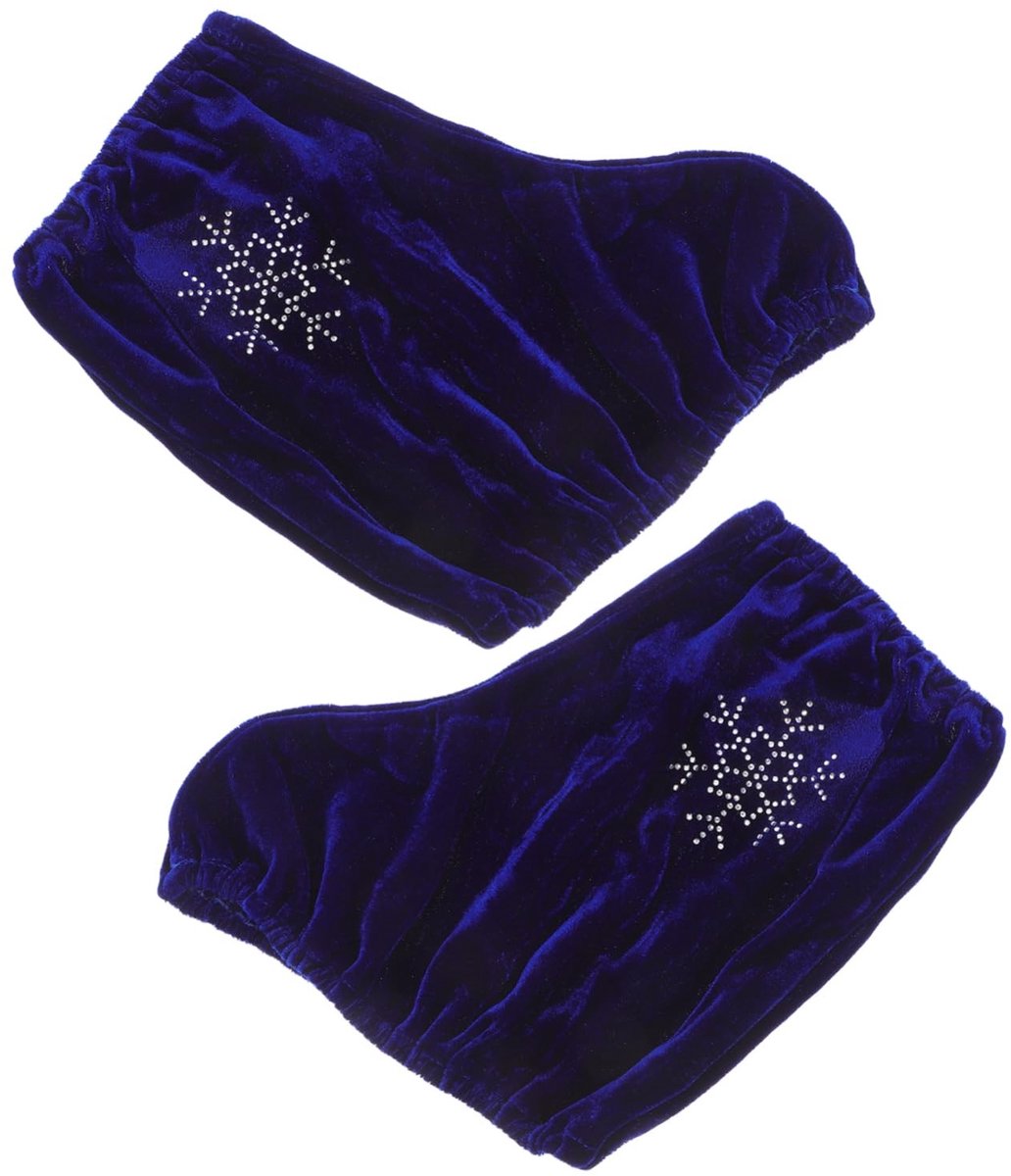 Dailygoods - Milisten Schaatsbeschermers met hoezen voor middelgroot, voor kunstschaatsen, jongens, meisjes en volwassenen