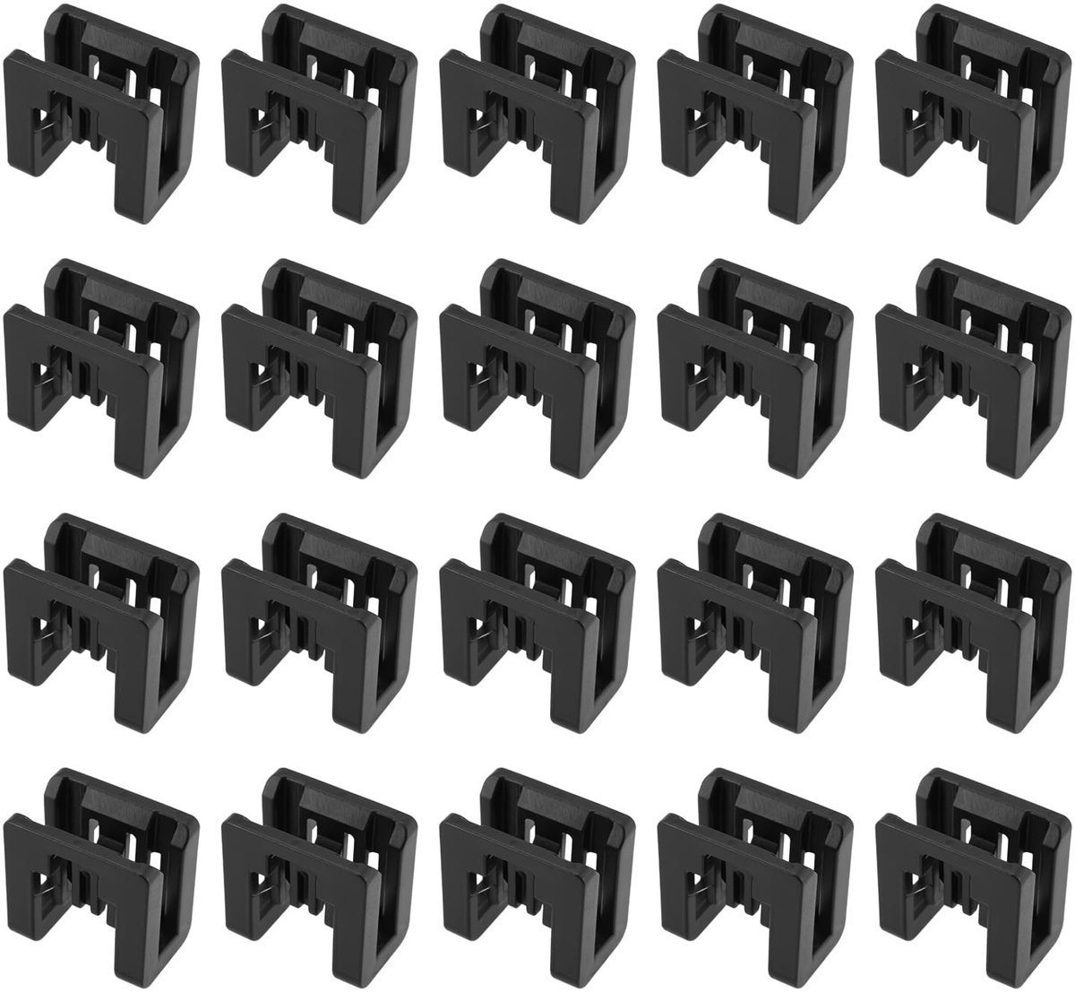 Inovra- Cowl Clip 20 Stuks - Voorruit Cowl Scuttle Panel - Vervangingsdeel 668204BA5A - Compatibel met Nissan Leaf 2017-2023 - Kunststof - Eenvoudig te installeren - Klem