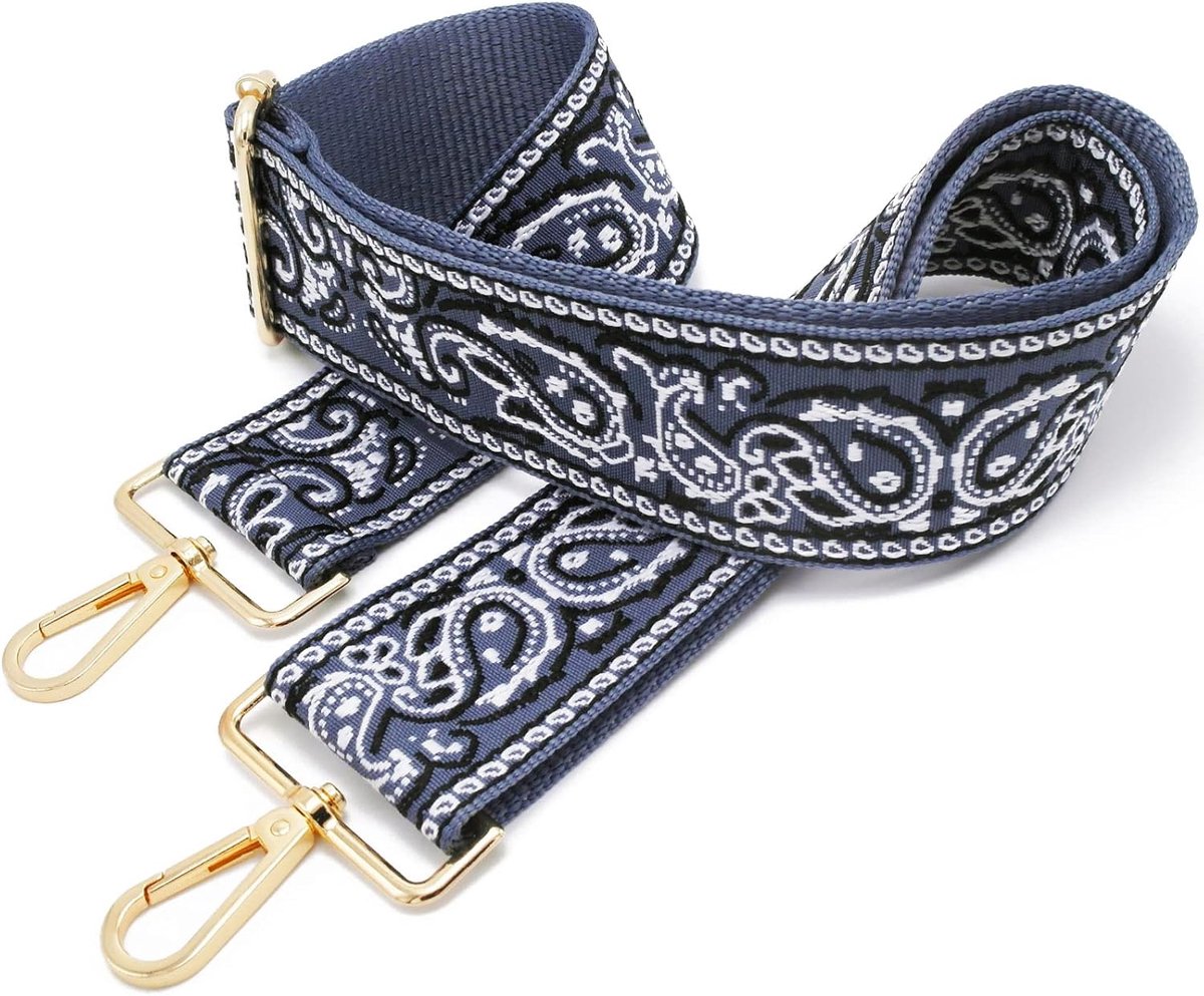 Thijox - Verstelbare Brede Schouderriem voor Tassen - Meerkleurige 5cm Tas Riem voor Handtassen - Vervangende Draagriem voor Dames en Meisjes - Ideaal