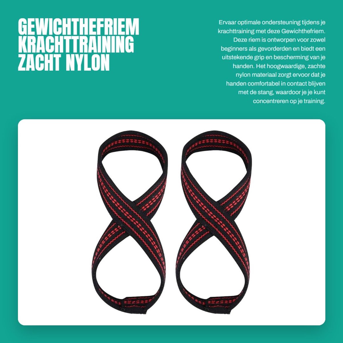 Dailygoods- Gewichthefriem - 2 Stuks - Zacht Nylon - Beschermhulzen - Duurzaam - Slijtvast - Verstelbaar S/M - Polsband