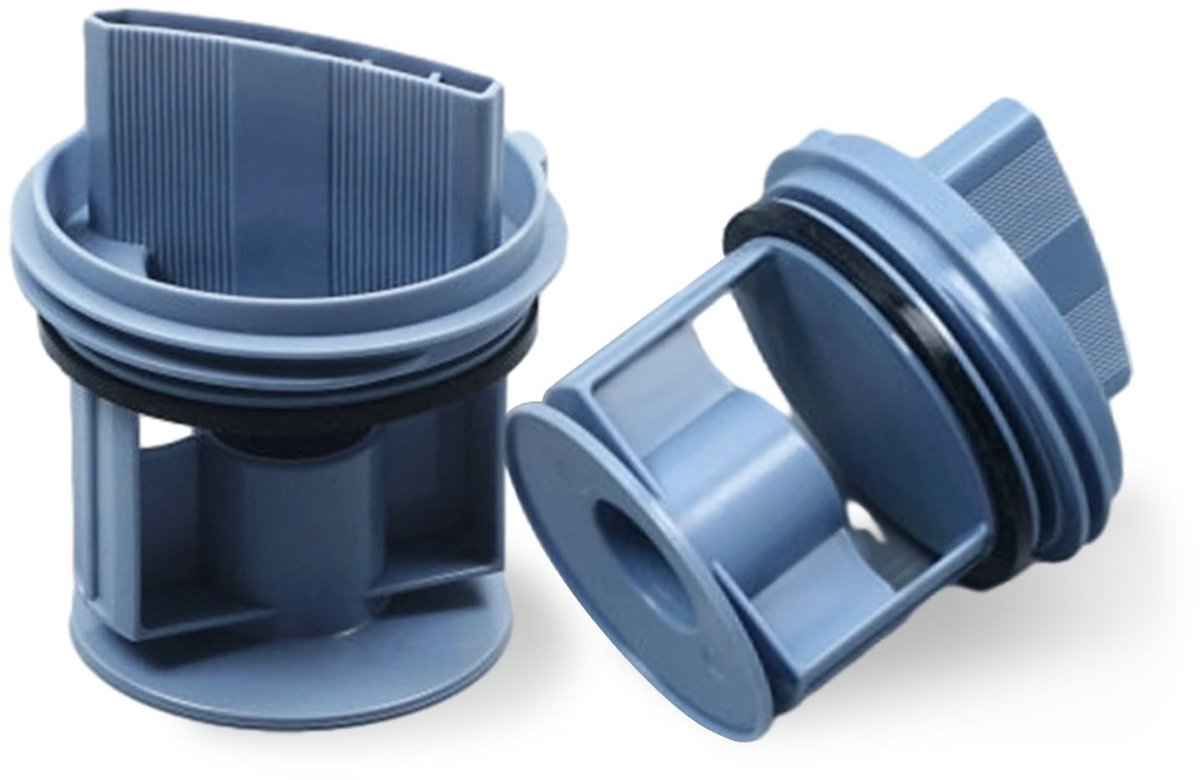 Dailygoods- Pluisfilter 2 Stuks - Wasmachine Filter - Afvoerfilter - Eenvoudige Installatie - Compatibel met Bosch/Siemens/Neff - Katoenen Materialen - Wasmachinefilter