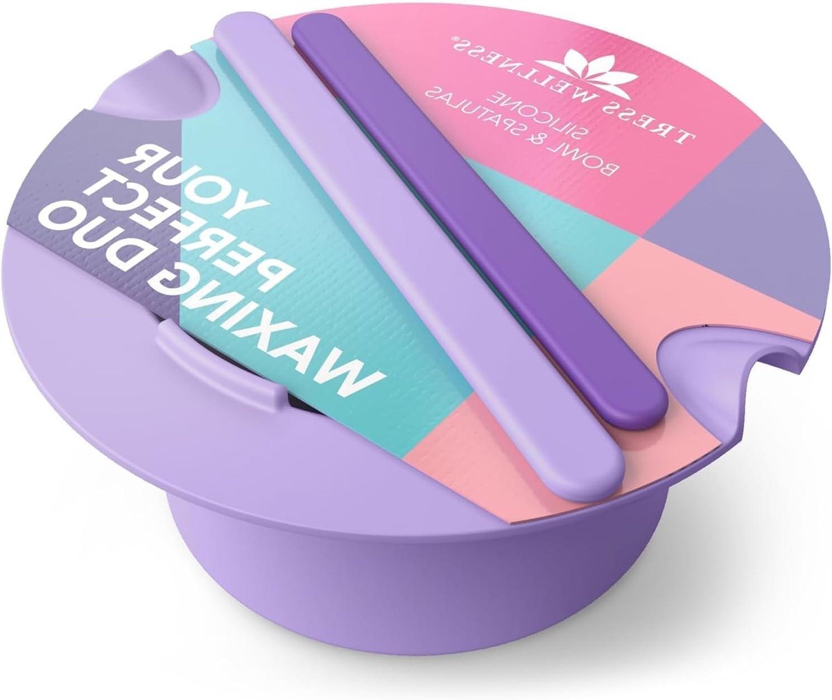 Wasbak Silicone - Wax Pot - Waxen Thuis - Super Gemakkelijk Schoon - 15 x 14.8 cm - Grijs