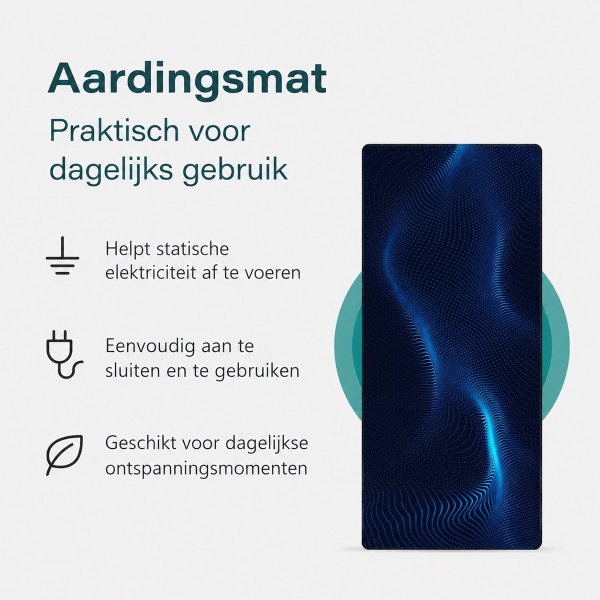 Aardingsmat 68×150 cm - Statische afvoering voor rust thumbnail 4