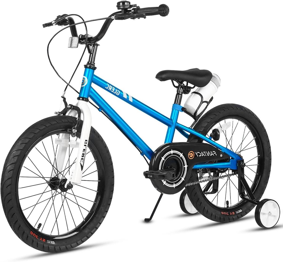 Kinderfiets - Jongensfiets Meisjesfiets - Buiten Spelen - Verstelbaar Zadel Stuur - 18 Inch - Blauw