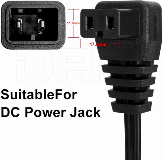 Koelbox Kabel - Voedingskabel Adapter - Reizen Koel Houden - 12V DC Aansluiting - 3 Meter - Zwart van Koelbox. — afbeelding 5