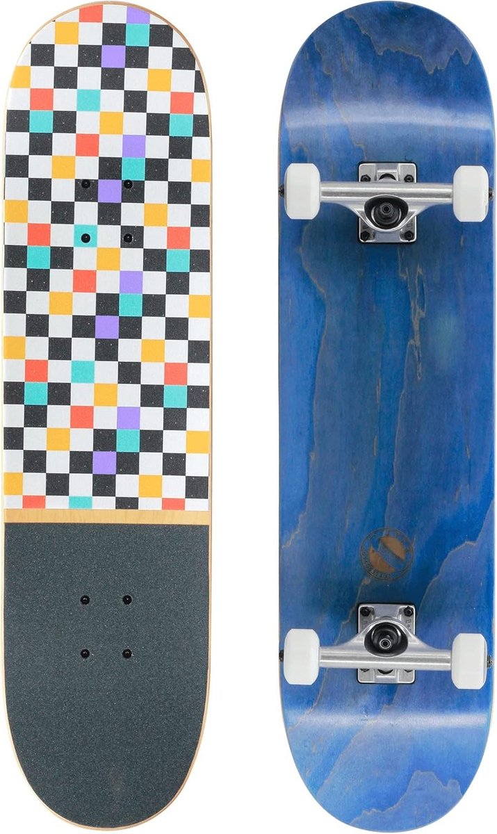 Compleet Skateboard Beginners Skateboard Eerste Trucs Leren Canadees Esdoorn Dek 8.125 Inch Gambler