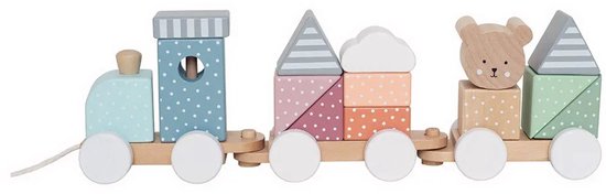 Jabadabado blokkentrein Teddy - pastel van JaBaDaBaDo — afbeelding 2