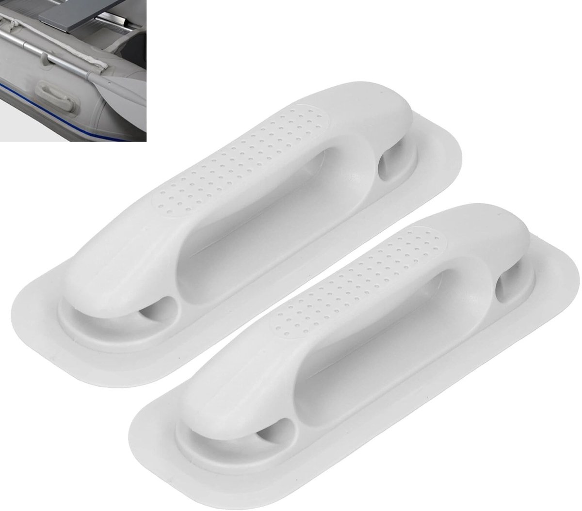 Inovra- Handgrepen Robuust - PVC - Montage zonder Gereedschap - Voor Rubberboot/Kajak - 2 x Draaggreep - Veilig en Comfortabel
