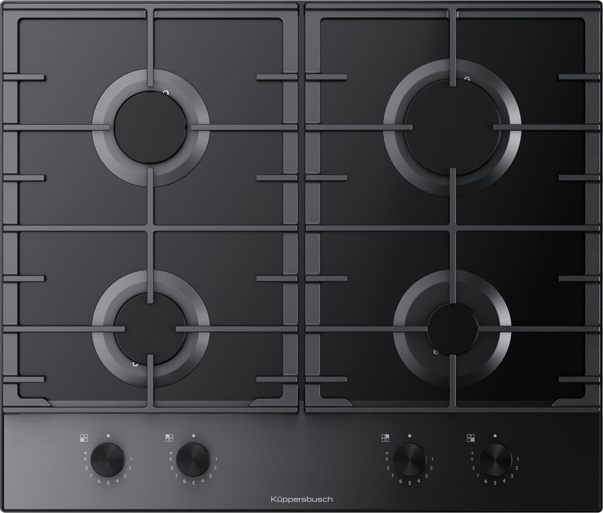 Küppersbusch KG6850.0SE - Gaskookplaat - 5 Branders - RVS - Made in Italy