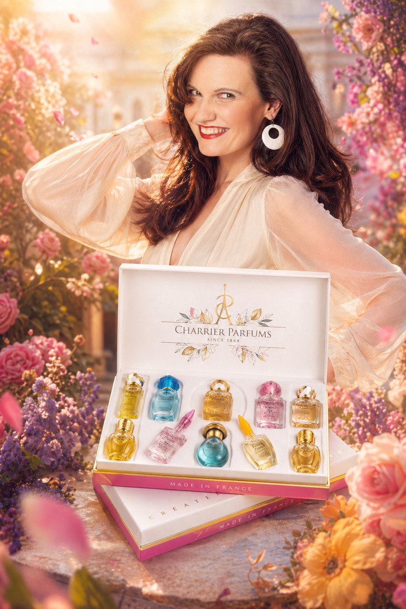 Franse Eau de Parfum - White Box - een schitterende parfum minaturen box met 10 luxe Eau de parfums.