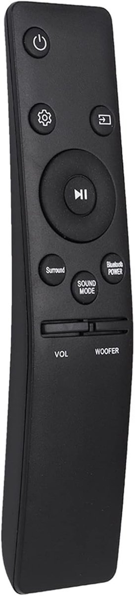 Vervangende afstandsbediening voor soundbar, compatibel met AH59-02759A en AH59-02758A, geschikt voor HW-M360 en HW-R450, ideaal voor audio en video ervaring