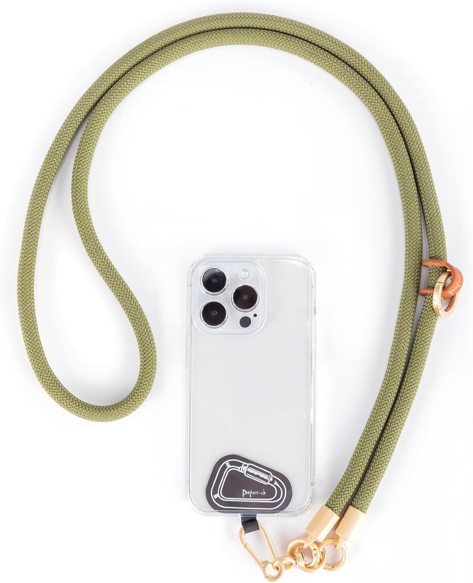 Thijox - Universele Mobiele Telefoon Sleutelkoorden met Tether Pads, Verstelbaar Nekkoord, Crossbody Koord voor Sleutels, ID-Badges en Accessoires - S