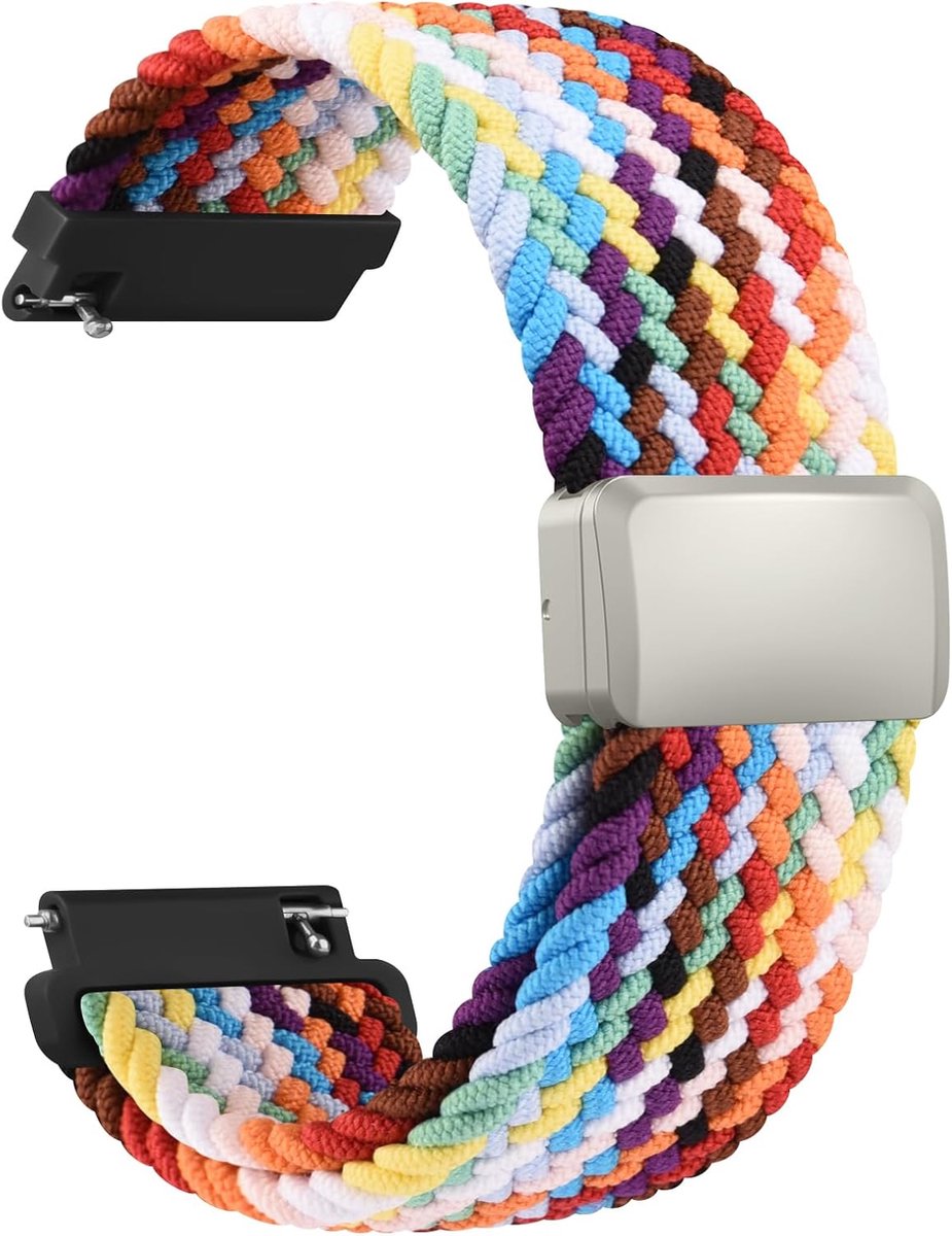 Nylon horlogeband 20 mm - Sportief geweven - Verstelbare magnetische sluiting - Ideaal voor dagelijks gebruik - SnelShoppen