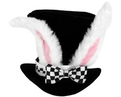 Alice In Wonderland Witte Konijn Hoed