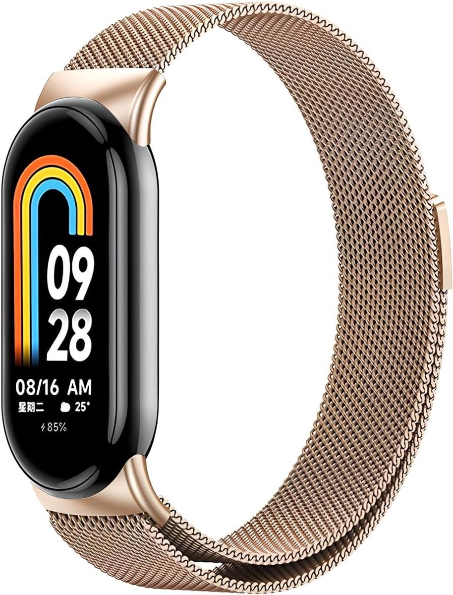Vervangende Armband voor Smartwatch, Magnetische Horlogeband, Geschikt voor Xiaomi Mi Band 8, Comfortabele en Duurzame Armband voor Mannen en Vrouwen