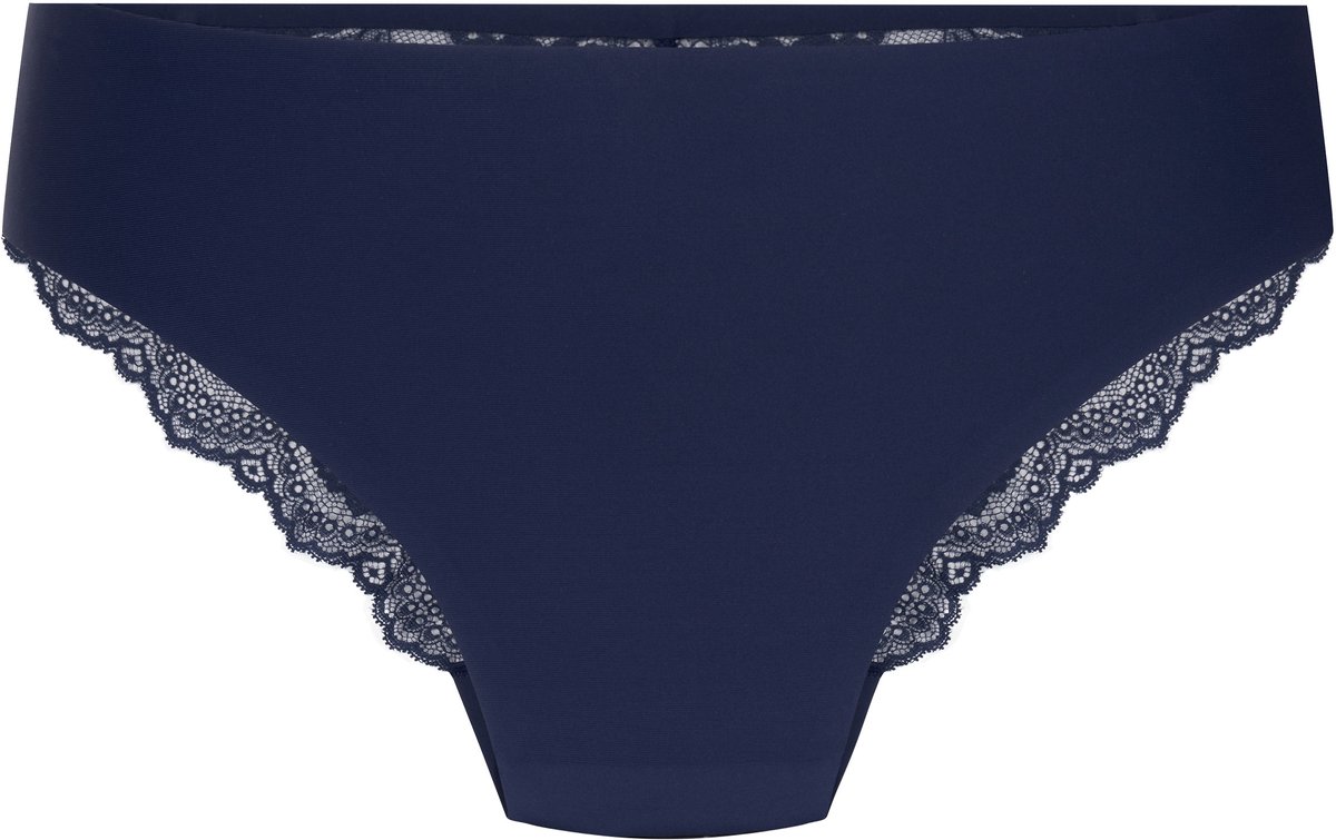 Hunkemöller Invisible brazilian Lace Back Blauw