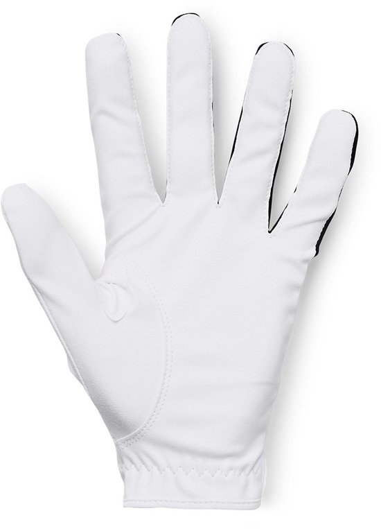 Under Armour Heren Golfhandschoen Medal Wit/Zwart Linker handschoen (rechtshandige speler) Mt. S van Merkloos — afbeelding 4