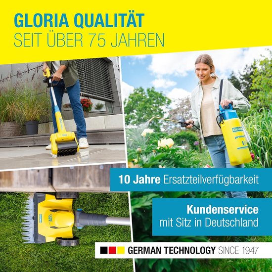 Elektrische Onkruidborstel - Voegenborstel Machine - Onkruidverwijderaar voor Tegels en Terras - 1800 RPM - Inclusief Staal- en Nylonborstel - 110 mm Werkbreedte — afbeelding 3