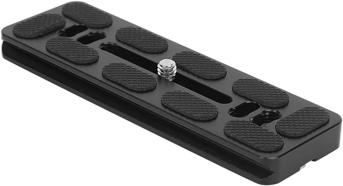 CNC Precisie Geproduceerde Quick Release Plaat voor Statief, Aluminium Legering Basisplaat met 1/4 Inch Schroef, Geschikt voor Arca Bevestiging en Camera's