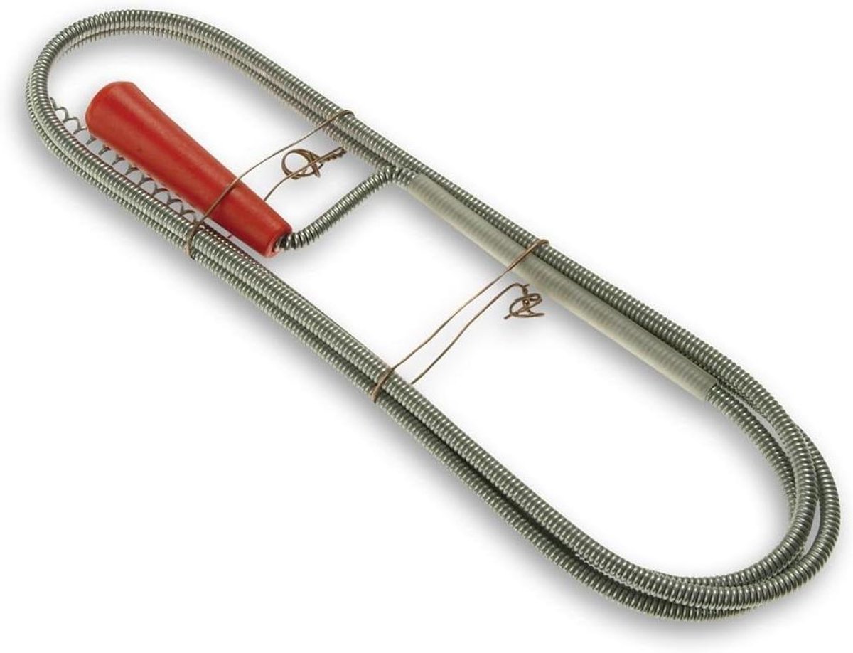 Afvalreiniger - Ontstopper - Verstopping Verhelpen - 12ft Lengte - 100 g - Zilver
