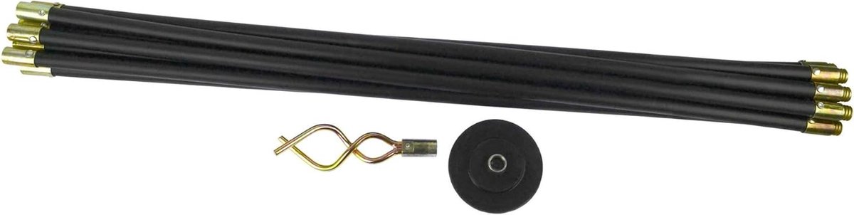 Reinigingsset Riool - Afvoer Ontstopper - Verstopping Verhelpen - Flexibele Koppeling - 9 Meter - Zwart