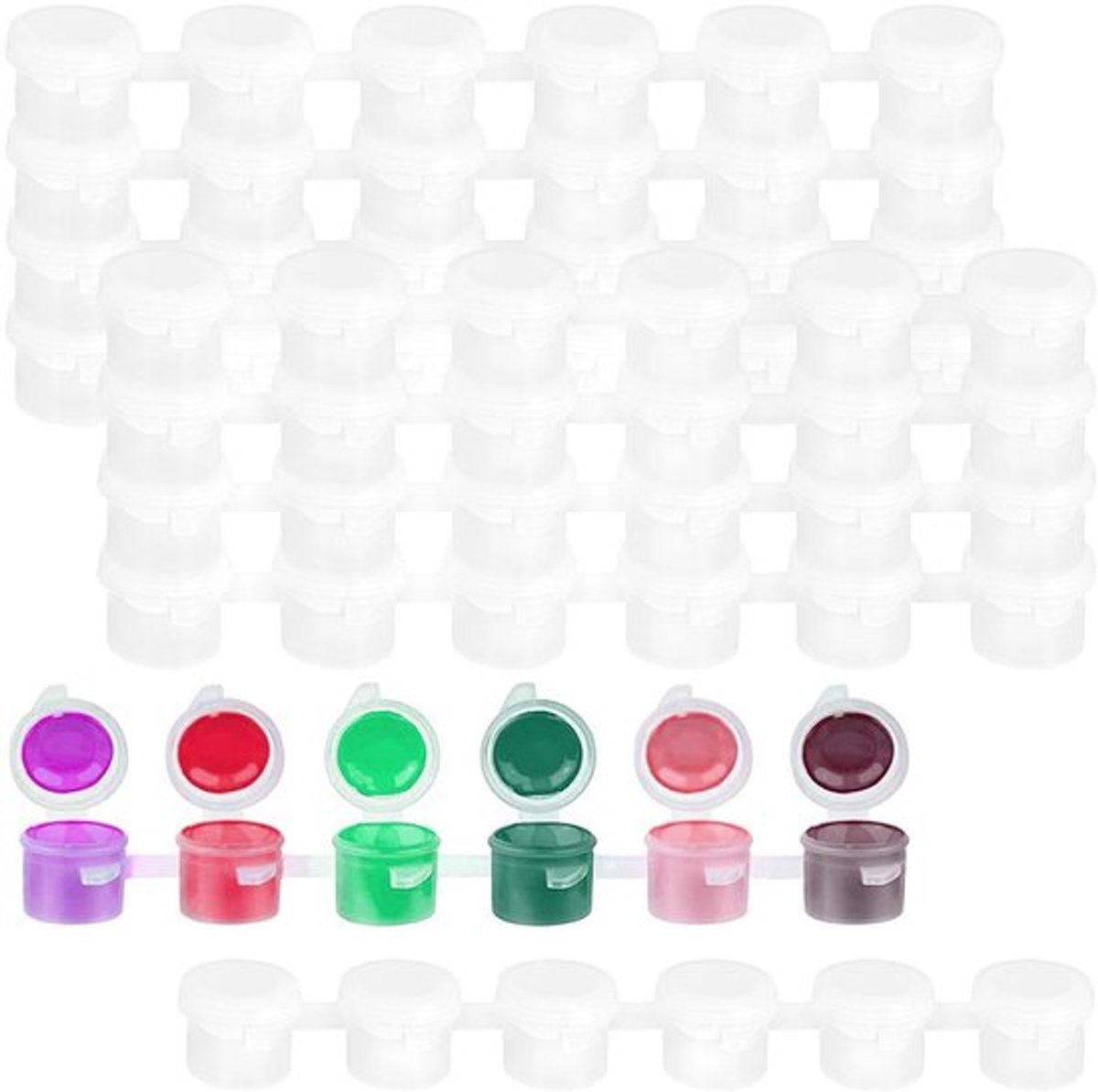 OmGoods - Dailygoody - Lege verfstrips - Mini-verfcontainerstrips