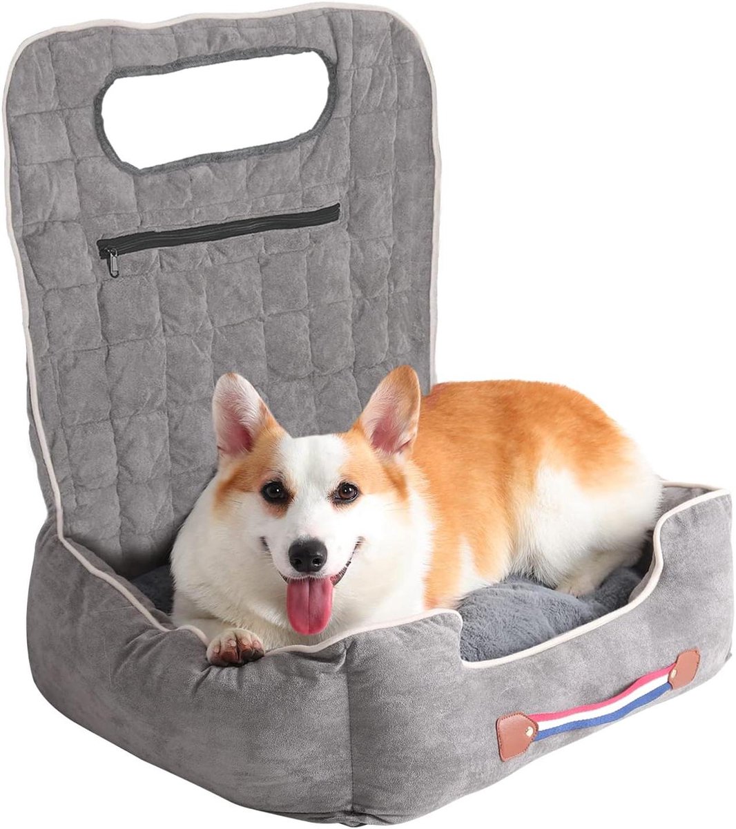 Honden Autostoel - Reismand Auto - Veilig Vervoer - Waterproof Materiaal - 56 x 44 x 62 cm - Zwart