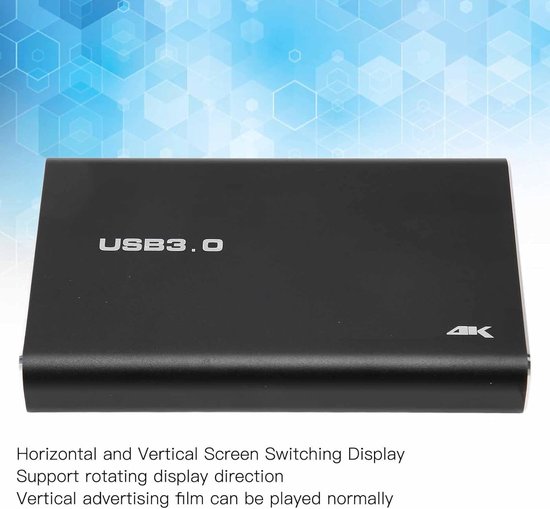 4K Mediaspeler - Ultra HD speler - Films Kijken - Automatisch Afspelen - 5 GB Opslag - Zwart — afbeelding 5