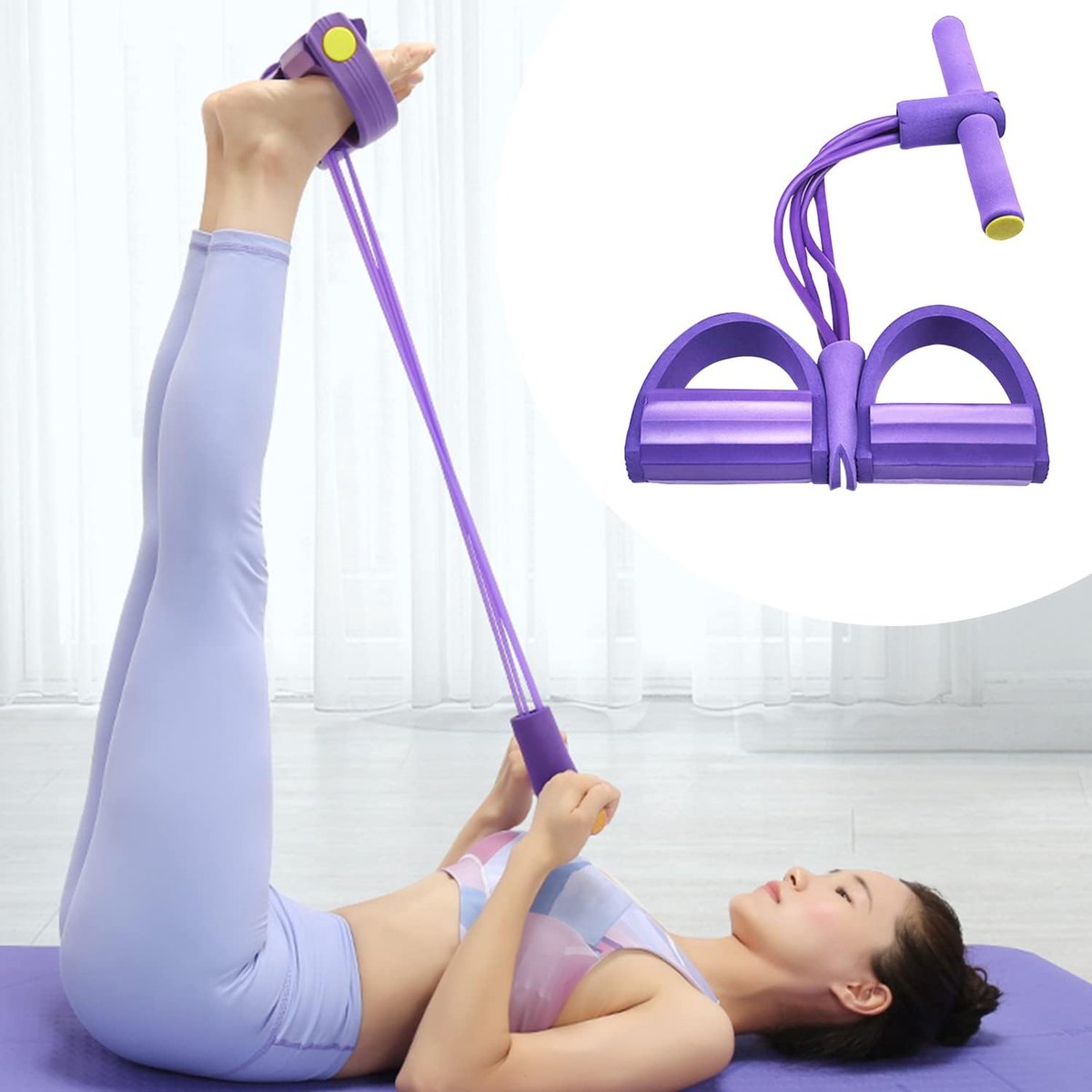 Solidchoice - Pedaalweerstandsband voor Fitness en Training — cadeau in Sport & Outdoor - foto 3