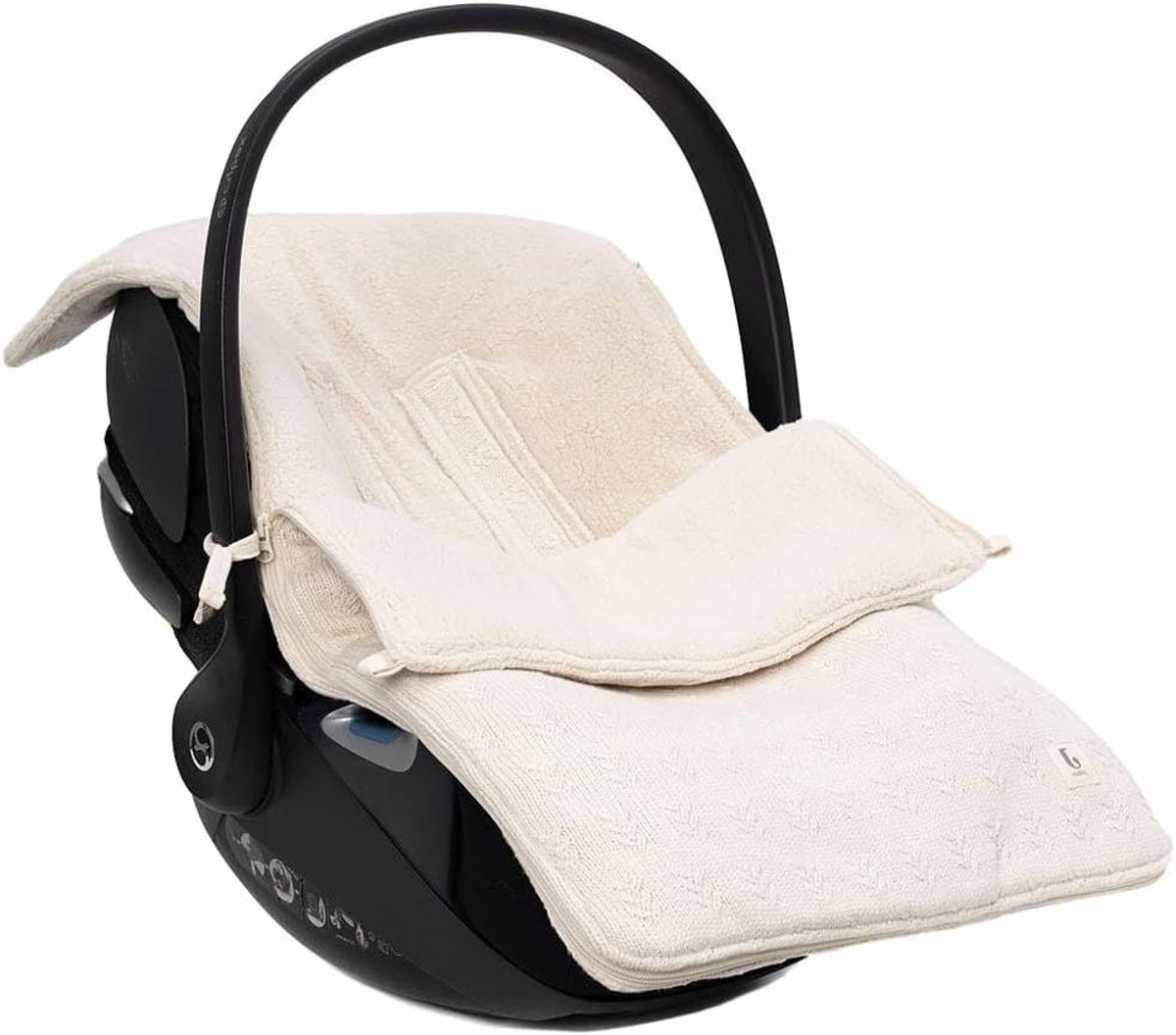 Baby Voetenzak - Wiegdekken - Warm Blijven - Zacht Fleece - 82x42 cm - Oatmeal