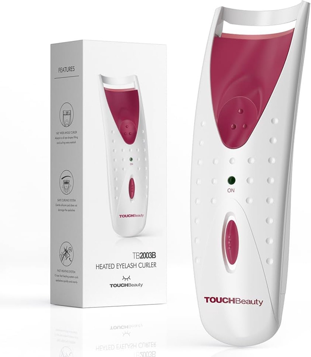 Thijox - Elektrische Wimperkruller, Verwarmde Wimperkruller met Siliconen Kussen voor Natuurlijke Wimpers, Snelle en Duurzame Make-up Tool voor Vrouwe