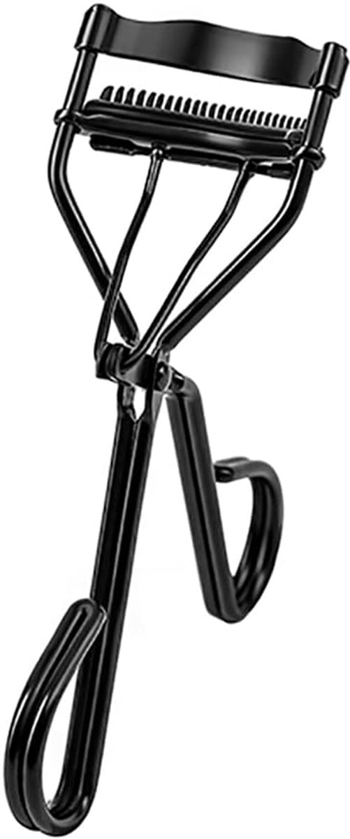 Thijox - Wimperkruller Eyelash Curler met 3x Gratis Siliconen Pad & 3x Extra Kam - Zwart voor Perfecte Gebogen Wimpers en Stralende Ogen