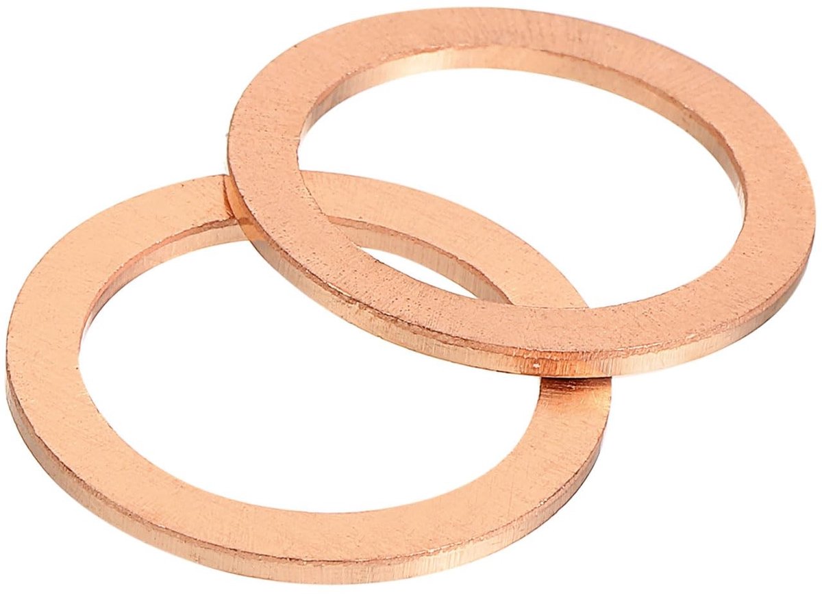Inovra- Sluitringen 24 mm - 15 Stuks - Koper - Oxidatiebestendig - Bevestiging - Duurzaam materiaal - Borgringen