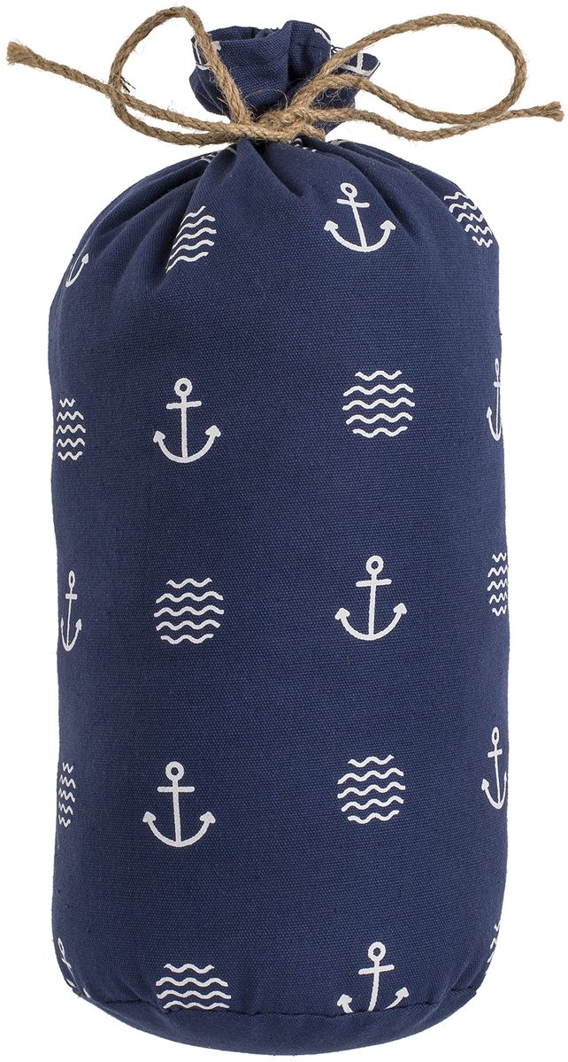 Inovra- Deurstopper 1,5 kg - Deurbuffer - Decoratief - Maritiem Design - Stof - Vuurtorenmotief