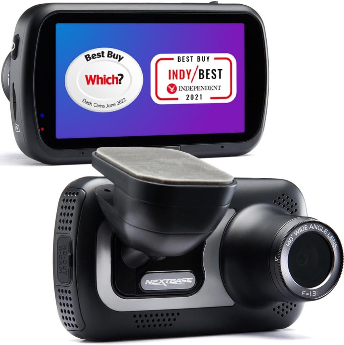 Thijox - Dashcam Auto 1440p Full HD, 3 Inch Touchscreen, 140° Groothoek, Nachtzicht, GPS, SOS-noodoproep, Parkeermodus, Wifi, Polarisatiefilter