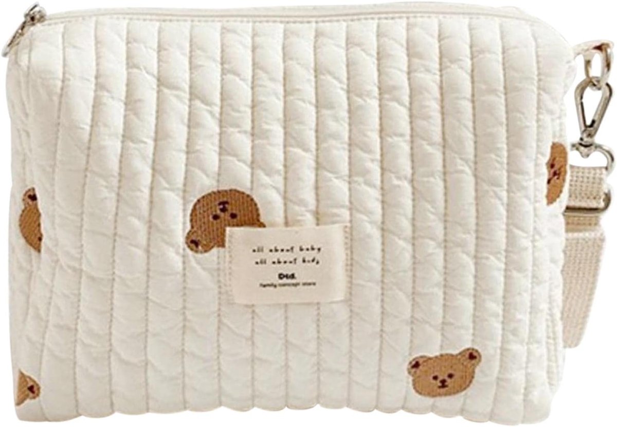 SnelShoppen - Multifunctionele Baby Wrap Bag - Universele Luiertas voor Moeders - Mini Organizer voor Babyspullen - Katoen - 26x19 cm - Ideaal voor Ki