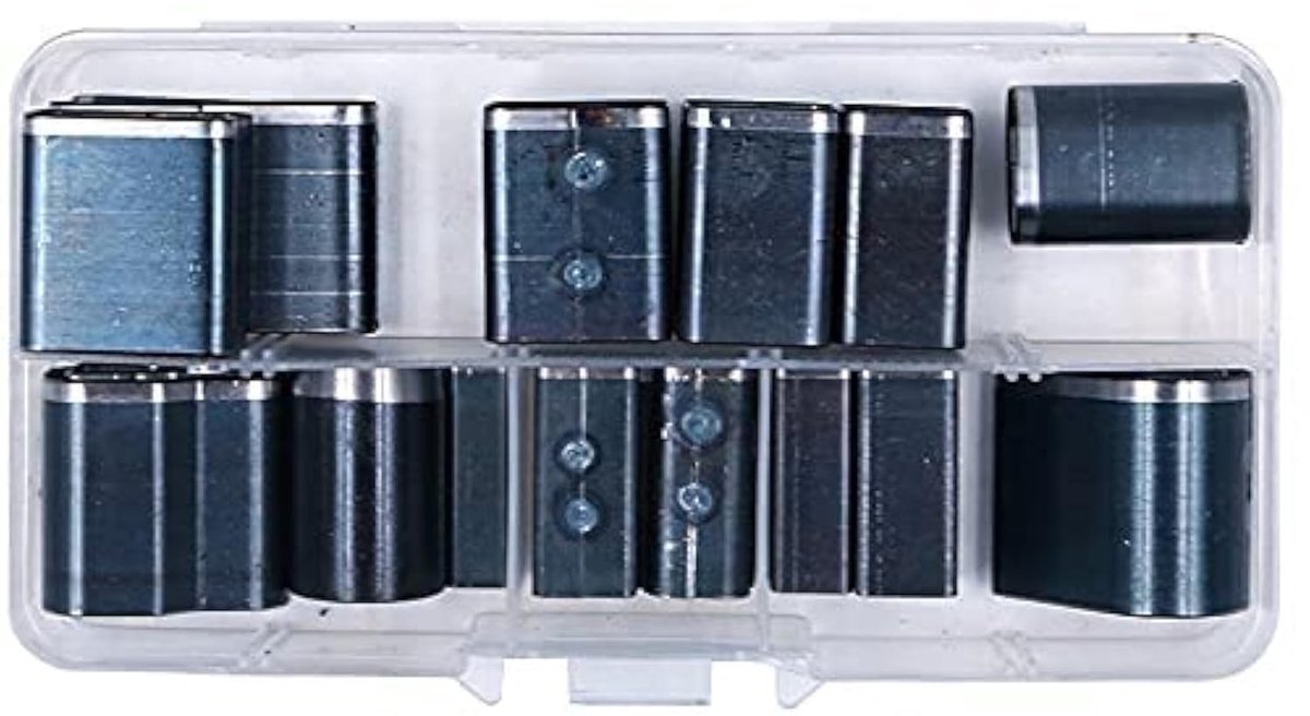 Dailygoods - 24 Stuks Holle Punccutter Tool Set voor Lederen Ambachten