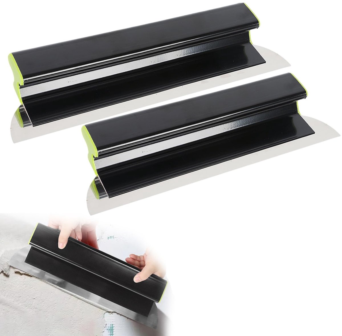 Dailygoods- Vlakspatel 60 cm - Duurzaam - Antiaanbaklaag - Gipsplaten - Plamuurmassa - Nauwkeurig compenseren - Plamuurmes