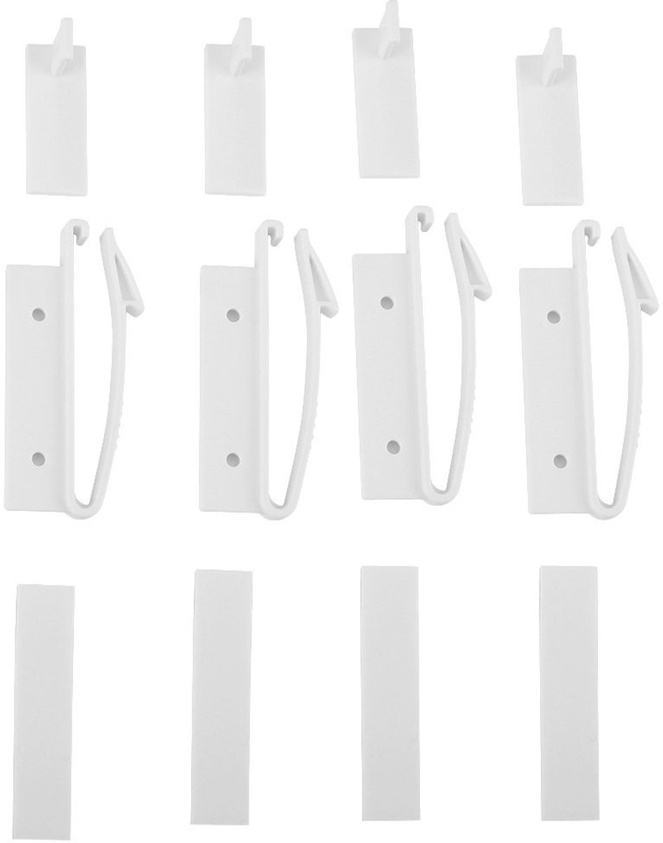 Dailygoods- Ladeslot 4 Stuks - Onzichtbaar Veiligheidsslot - Kindveilig Slot - Duurzaam ABS - Gemakkelijk te Reinigen - Superviscositeit